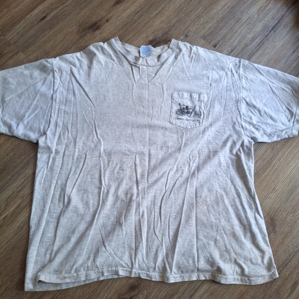 Men's Grey Vintage Graphic T-Shirt